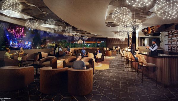 A lounge will be themed to classic Epcot attraction Spaceship Earth. A lounge will be themed to classic Epcot attraction Spaceship Earth.