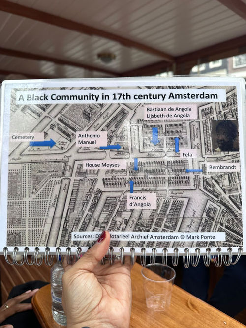 A map of some of the spots exploring the Black heritage of Amsterdam. A map of some of the spots exploring the Black heritage of Amsterdam.