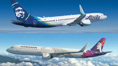 Alaska and Hawaiian must maintain or increase service on all routes in which they are the only carriers, or on which they are two of the three existing carriers.