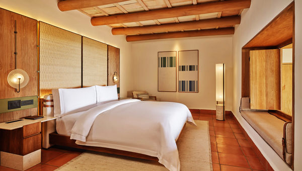 All guestrooms and suites at the St. Regis Punta Mita have been given a more modern, neutral color palette. All guestrooms and suites at the St. Regis Punta Mita have been given a more modern, neutral color palette.