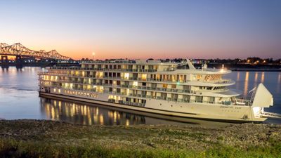 The American Jazz, one of American Cruise Lines' six modern riverboats.
