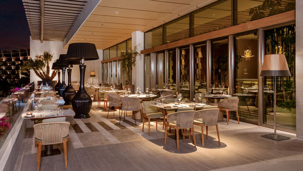 Grand Velas Boutique Los Cabos' signature restaurant Loto serves izakaya-style grilled meat and seafood. Grand Velas Boutique Los Cabos' signature restaurant Loto serves izakaya-style grilled meat and seafood.
