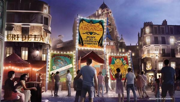 Le Cirque Arcanus will be the first full-scale theater show in a Wizarding World park. Le Cirque Arcanus will be the first full-scale theater show in a Wizarding World park.
