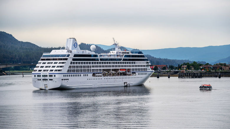 The Regatta in Juneau. Oceania will put a bigger ship, the Riviera, in Alaska next summer.