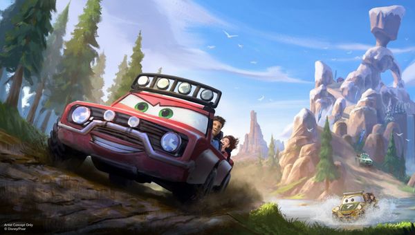 One of the new "Cars" attractions at Frontierland will be an off-roading adventure. One of the new "Cars" attractions at Frontierland will be an off-roading adventure.