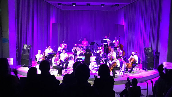 Performances from groups such as the Yonkers Philharmonic Orchestra play at the Hudson River Museum's Ampitheater every summer. Performances from groups such as the Yonkers Philharmonic Orchestra play at the Hudson River Museum's Ampitheater every summer.