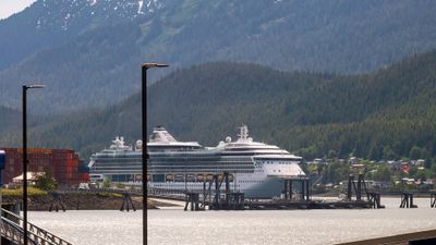 Royal Caribbean's Radiance of the Seas in Juneau.
