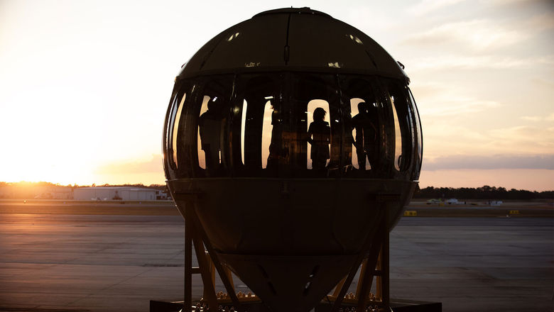 Space Perspective's first test capsule, Spaceship Neptune.