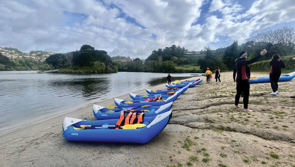 The kayaks used by the excursion operator were inflatable, two-person kayaks that were sturdy and stable. The kayaks used by the excursion operator were inflatable, two-person kayaks that were sturdy and stable.