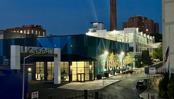 The main entrance to the Yonkers campus of Lionsgate Studios, owned and operated by Great Point Studios, which eventually will span a million square feet and feature sound stages, studios, offices and backlots. The main entrance to the Yonkers campus of Lionsgate Studios, owned and operated by Great Point Studios, which eventually will span a million square feet and feature sound stages, studios, offices and backlots.