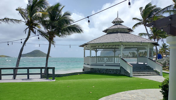 The resort's new wedding venue. The property hosts just one wedding a day. The resort's new wedding venue. The property hosts just one wedding a day.