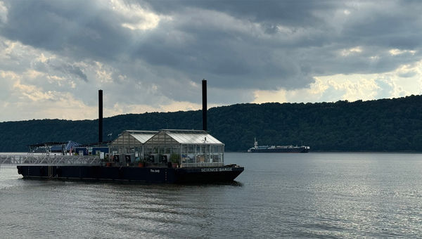 The Science Barge in Yonkers, a floating farm and environmental education center. The Science Barge in Yonkers, a floating farm and environmental education center.